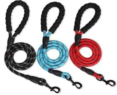 Round Rope Leash Imp Rubber Handle
